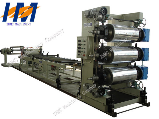 Composite PVC Stone Plastic Sheet Extrusion Line Easy Operation High Reliability