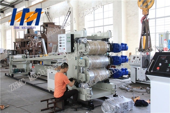 Single screw ABS Sheet Extrusion Line 380V 50HZ 3 Phase 2300mm x 3000mm x 3000mm