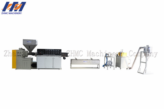 PVC Recycling Granules Plastic Profile Extrusion Line / Making Machine High Speed