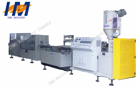 High Output Plastic Profile Extrusion Line , PE PP Profile Making Machine