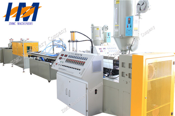 Easy Processing Plastic Profile Extrusion Line , UPVC Profile Extrusion Line