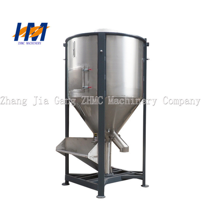1000 kg/h Plastic Vertical Color Mixer Machine With Heating / Drying Gun Barrel Feed Back
