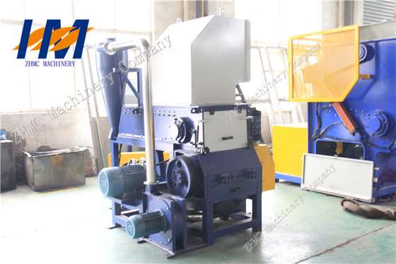 83 RPM Rotor Plastic Recycling Shredder , High Performance HDPE Shredder