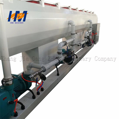 Single Wall Plastic Pipe Extrusion Line , Plastic Pipe Making Machine