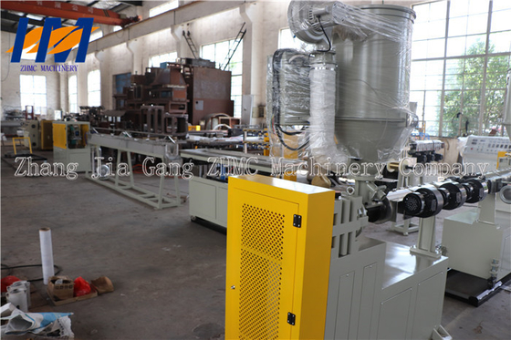 PC ABS PMMA Plastic Profile Extrusion Line , Tube Light Making Machine