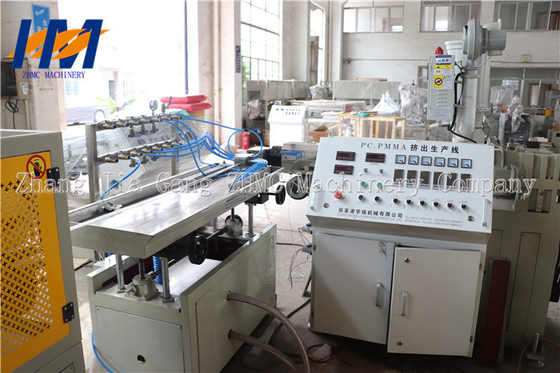 High Precision Plastic Profile Extrusion Line For PMMA Rod Sheet Producing