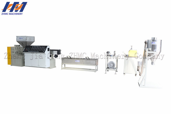 PVC Recycling Granules Plastic Profile Extrusion Line / Making Machine High Speed